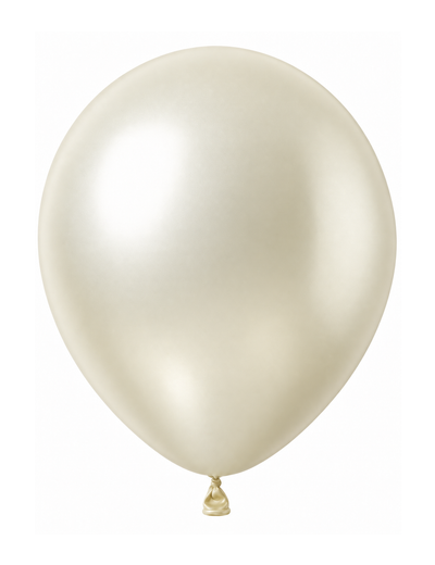 Metallic Ivory ballon