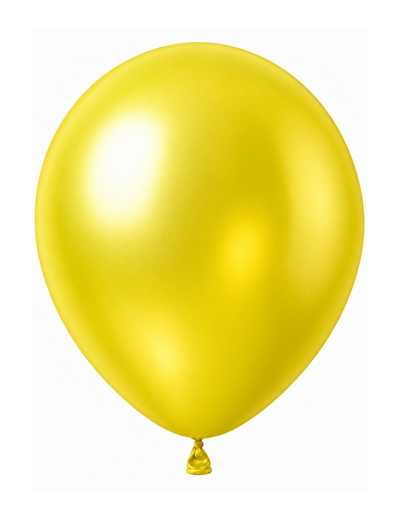Metallic Yellow ballon