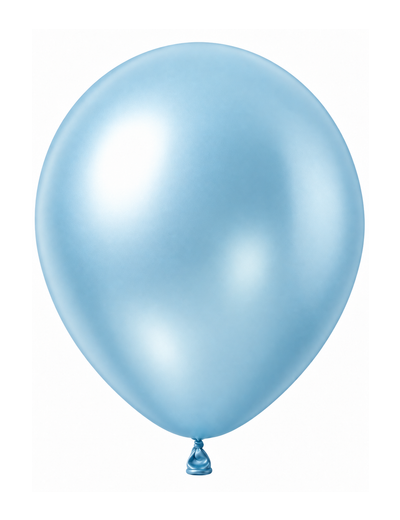 Metallic Light Blue ballon