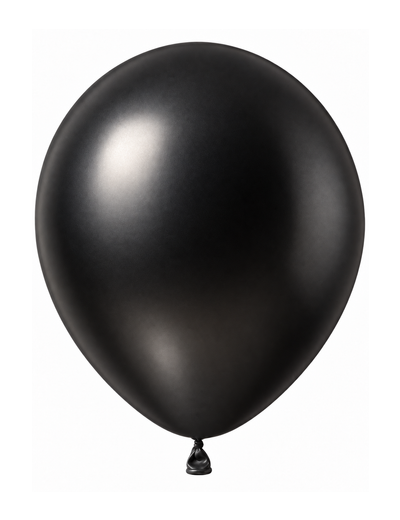 Metallic Black ballon