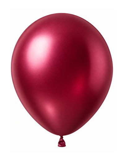 Metallic Burgundy ballon