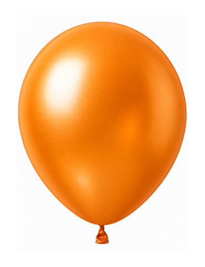 Metallic Orange ballon
