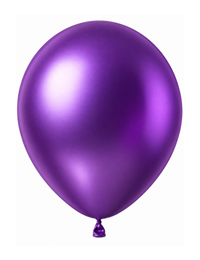 Chrome Purple ballon
