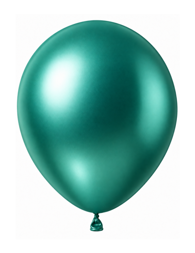 Chrome Green ballon