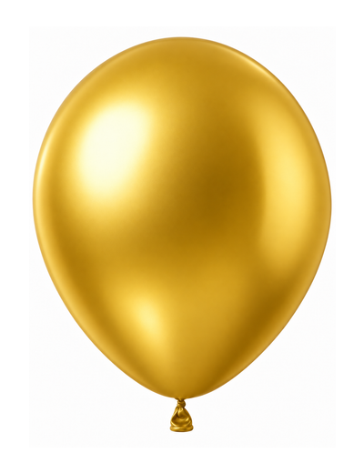 Chrome Yellow Gold ballon