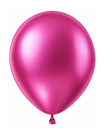 Chrome Rose ballon