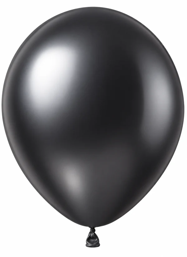 Schematische afbeelding van de Chrome Black ballon